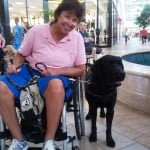 Maryanne and Jac training by fountain 2